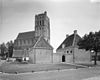 Overzicht linkerzijde van de Provoost, met de Catharijnekerk op de achtergrond - Brielle - 20042817 - RCE -  Provoost: Overzicht linkerzijde van de Provoost, met de Catharijnekerk op de achtergrond 