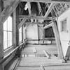 Interieur- voorste gedeelte van de zolder, direct achter de voorgevel, tijdens de restauratie - Brielle - 20042525 - RCE -  Kantongerecht: Interieur: voorste gedeelte van de zolder, direct achter de voorgevel, tijdens de restauratie 