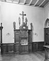 Sacristie, kast met fonteintje - Delft - 20050063 - RCE -  St.Josephskerk: sacristie, kast met fonteintje 