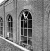Gevel van de voormalige synagoge te Delft met kapotte ramen - Delft - 20050083 - RCE -  Voormalige synagoge: Gevel van de voormalige synagoge te Delft met kapotte ramen 