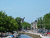 2005-06 Deft.JPG -  Delft  Delft  Delft, met in de achtergrond Molen De Roos 