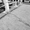 Jansbrug, (Oude Delft nabij 85-36), detail bestrating brug - Delft - 20048680 - RCE -  Bruggen: Jansbrug, (Oude Delft nabij 85-36), detail bestrating brug 