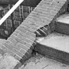 Jansbrug, (Oude Delft nabij 85-36), detail muurwerk - Delft - 20048684 - RCE -  Bruggen: Jansbrug, (Oude Delft nabij 85-36), detail muurwerk 