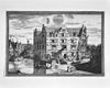Gravure uit Dirck van Bleyswijk, beschrijving der stadt Delft (1667) - Delft - 20049163 - RCE -  Arsenaal = Armamentarium: gravure uit Dirck van Bleyswijk, beschrijving der stadt Delft (1667) 