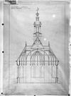 Doorsnede naar tekening van archief Mondt - 's-Gravenhage - 20085332 - RCE -  Nieuwe Kerk: doorsnede naar tekening van archief Mondt 