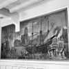 Interieur, wanddoek gezien vanuit het trappenhuis - 's-Gravenhage - 20329665 - RCE -  Huize Simpang: Interieur, wanddoek gezien vanuit het trappenhuis 