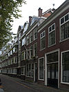 DenHaag Smidswater8 -  The Hague, Smidswater 8 (center, taller brickstone facade) 