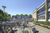 Gevel gymzaal met linkervleugel