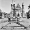 Overzicht van de fontein, de Ridderzaal op de achtergrond - 's-Gravenhage - 20270337 - RCE -  Fontein Binnenhof: Overzicht van de fontein, de Ridderzaal op de achtergrond 