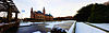 Peace palace panorama -  View of Peace Palace, Seat of the International Court of Justice from the frozen garden 