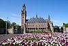 Vredespaleis-voor -  Het Vredespaleis te Den Haag. 