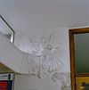 Interieur hal, begane grond, muur met stucwerk-ornamenten - Dordrecht - 20340456 - RCE -  SCHOUWBURG 