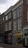Dordrecht Voorstraat316 -  Dordrecht, Voorstraat 316 (center, dark brickstone) 