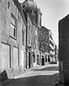 Zij aanzicht voorgevel - Dordrecht - 20060271 - RCE -  Groothoofdspoort: zij aanzicht voorgevel 