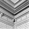 Interieur achterkamer begane grond detail plafond - Dordrecht - 20061633 - RCE -  Museum Mr.Simon Van Gijn: interieur achterkamer begane grond detail plafond 