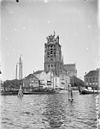 Exterieur vanuit het zuid-westen - Dordrecht - 20060752 - RCE -  Grote Kerk: exterieur vanuit het zuid-westen 