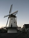 Stellendam windmolen Korenlust vanaf het zuiden -  Stellendam, molen Korenlust, vanaf de zuidkant gefotografeerd 
