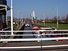 Julianasluis Gouda maart 2004 klein.JPG - Julianasluis in Gouda, geopend richting Gouwe Kanaal. Eigen foto, gebruik vrij