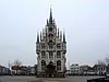 Markt met stadhuis Gouda -  De Markt met het stadhuis te Gouda