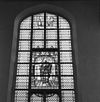 Glas in loodvenster in het bovendeel van het koor - Gouda - 20081862 - RCE -  Sint Janskerk: glas in loodvenster in het bovendeel van het koor 