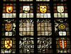 Janskerk Gouda - Glass 10 detail -  Glas 10 in Janskerk Gouda, De aankondiging van de geboorte van Jezus (Detail), Daniel Tombergen, 1655.