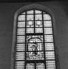 Glas in loodvenster in het bovendeel van het koor - Gouda - 20081861 - RCE -  Sint Janskerk: glas in loodvenster in het bovendeel van het koor 