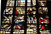 Glass 12 - Birth of Jesus -  Glas 12 in Janskerk Gouda, De geboorte van Jesus, Wouter Crabeth, 1564.