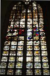 Glass 22 - De Tempelreiniging -  Glas 22 in Janskerk Gouda, De Tempelreiniging, Dirck Crabeth, 1567.