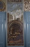 INTERIEUR, BOVENKAMER, GESCHILDERD BEHANG, PANEEL - Nieuwenhoorn - 20264316 - RCE -  Rechthuis: INTERIEUR, BOVENKAMER, GESCHILDERD BEHANG, PANEEL 
