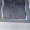 Interieur, detail tiengebodenbord - Piershil - 20348727 - RCE -  Nederlands Hervormde Kerk: Interieur, detail tiengebodenbord 