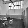Interieur slachtlokaal met glazen kap - Leerdam - 20332626 - RCE -  Slachthuis: Interieur slachtlokaal met glazen kap 