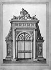 Doelenpoort, tekening in bezit van Rijksdienst voor de Monumenten Zorg - Leiden - 20133740 - RCE -  Poorten Diversen: Doelenpoort, tekening in bezit van Rijksdienst voor de Monumenten Zorg 