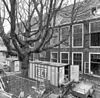 Binnenplaatsgevel van de noordelijke vleugel - Leiden - 20135333 - RCE -  St.Cecilia gasthuis: Binnenplaatsgevel van de noordelijke vleugel 