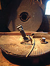 Molensteen 3 -  Millstone used to grind corn in the windmill De Valk 