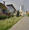 Overzicht glazen loopbrug - Leiden - 20338218 - RCE -  Voormalig Pesthuis: Overzicht glazen loopbrug (opmerking: Herbestemming) 