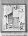 Tekening van interieur - Leiden - 20134826 - RCE -  De Lakenhal: tekening van interieur 