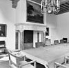 Blauwe zaal, schouw - Leiden - 20134911 - RCE -  Rijnlandshuis: blauwe zaal, schouw 