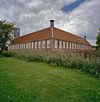 Overzicht linker zijgevel en achtergevel - Leiden - 20338211 - RCE -  Voormalig Pesthuis: Overzicht linker zijgevel en achtergevel (opmerking: Herbestemming) 
