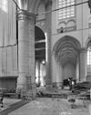 Interieur naar het noord-westen - Leiden - 20133996 - RCE -  N.H. Hooglandse Kerk: interieur naar het noord-westen 