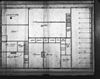 Plattegrond, tekening in bezit van Nederlands Hervormde Diaconie, Leiden - Leiden - 20170965 - RCE -  Huize Rhijnhof: plattegrond, tekening in bezit van Nederlands Hervormde Diaconie, Leiden 