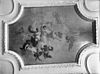 Interieur, geschilderd plafond in voorkamer - Leiden - 20136168 - RCE -  Plafond/ Stucwerk: Interieur, geschilderd plafond in voorkamer 