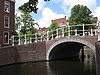 Sint Jeroensbrug, ijzeren overspanning op gemetselde landhoofden