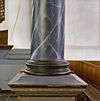 Interieur, marmeren zuil, detail - Maassluis - 20340589 - RCE -  Grote Kerk: Interieur, marmeren zuil, detail 