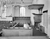 Preekstoel met dooptuin en noord-transept - Sommelsdijk - 20202651 - RCE -  Nederlands Hervormde Kerk: preekstoel met dooptuin en noord-transept 