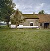 Overzicht rechter zijgevel voorhuis - Maasland - 20341615 - RCE -  Boerderijen/ Krukhuis: Overzicht rechter zijgevel voorhuis (opmerking: voor restauratie) 