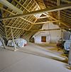 Interieur zolder, overzicht kapconstructie, na restauratie - Maasland - 20341712 - RCE -  Boerderijen/ Krukhuis: Interieur zolder, overzicht kapconstructie, na restauratie 