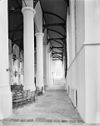 Interieur noorderzijbeuk naar het westen - Noordwijk-Binnen - 20169608 - RCE -  Nederlands Hervormde Kerk: interieur noorderzijbeuk naar het westen 