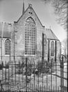 Kerk vanuit het zuid-oosten en vanuit het zuiden - Noordwijk-Binnen - 20169502 - RCE -  Nederlands Hervormde Kerk en Toren: kerk vanuit het zuid-oosten en vanuit het zuiden 