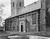 Exterieur zuid-gevel ingang - Noordwijk-Binnen - 20169535 - RCE -  Nederlands Hervormde Kerk en Toren: exterieur zuid-gevel ingang 