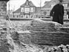 Opgegraven fundering Romaanse apsis achter Nederlands Hervormde Kerk - Noordwijkerhout - 20169733 - RCE -  Nederlands Hervormde Kerk: opgegraven fundering Romaanse apsis achter Nederlands Hervormde Kerk 